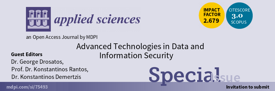 SI: Advanced Technologies in Data and Information Security